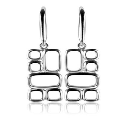 Zinzi MVO3 Mart Visser zilveren oorhangers