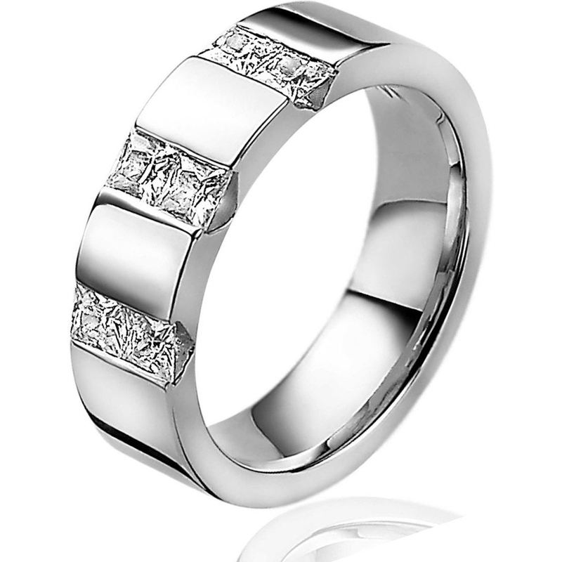 ZINZI MVR20 Mart Visser zilveren ring met zirkonia 6,5 mm