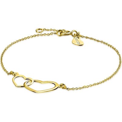 ZGA114 14k gouden armband met open harten