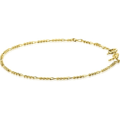 ZGA294 14k gouden figaro schakelarmband