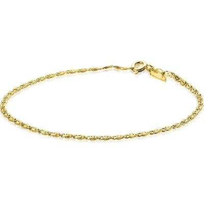 ZGA295 14k gouden schakelarmband