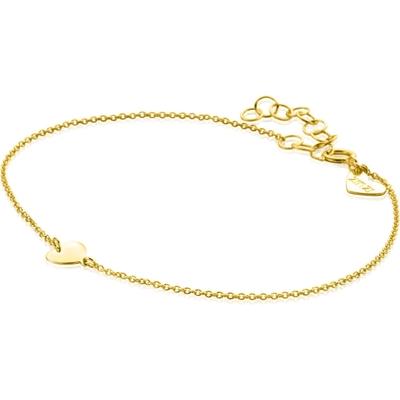 ZGA312 14k gouden armband met hartje