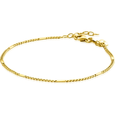 ZGA426 14k gouden gourmet schakelarmband