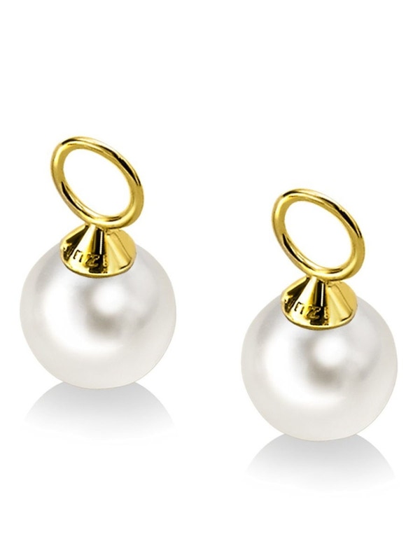 Zinzi ZGCH144 Gouden oorbedels parels