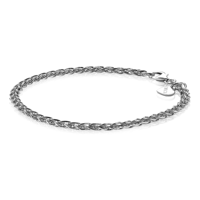ZINZI ZIA1260 Zilveren palmier armband 3,5 mm 19 cm