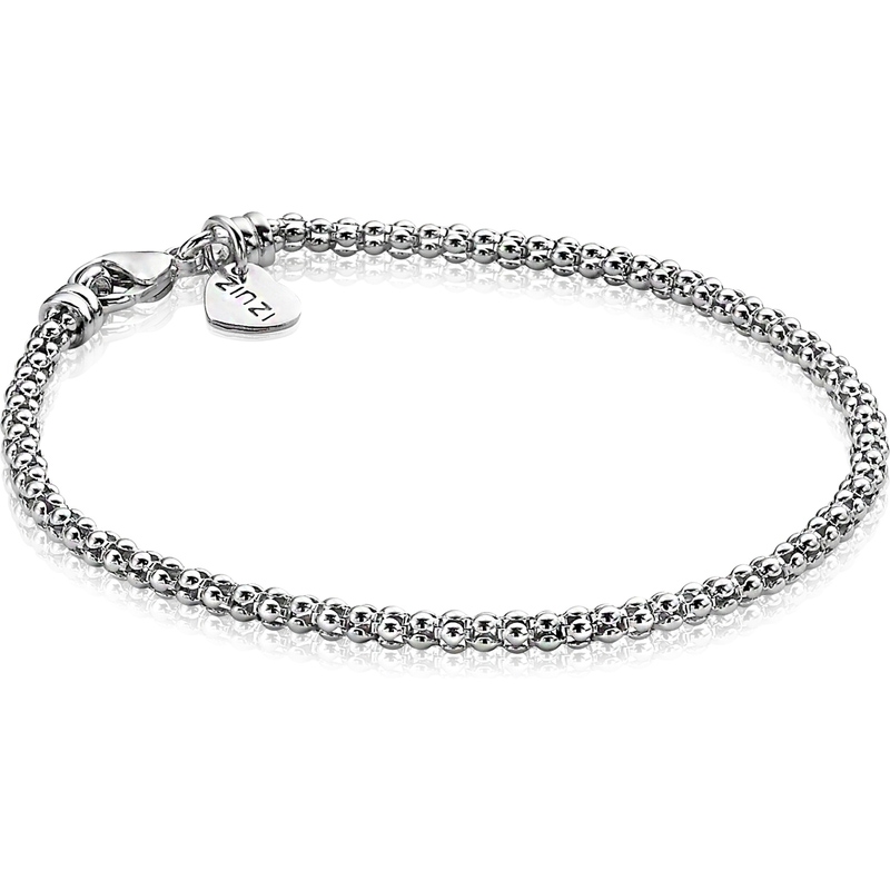 ZINZI ZIA1288 Zilveren schakelarmband
