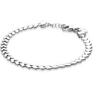 ZINZI ZIA1798 Zilveren armband hartje 17-20 cm