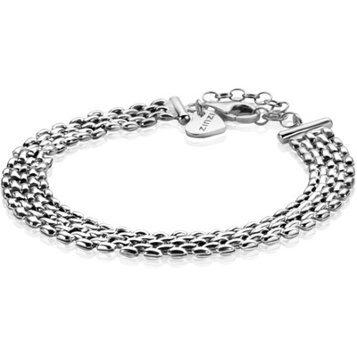 ZIA2289 Zilveren schakelarmband rolex 165-20 cm