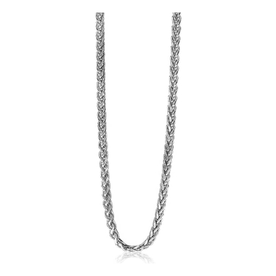 ZIC1931 Zilveren palmier schakelketting 2 mm