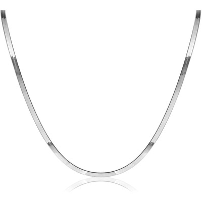 ZIC2292 Zilveren collier 35 mm 40-45 cm