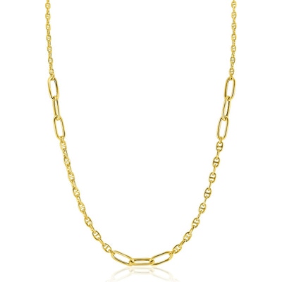 ZIC2413G Goudkleurige schakelketting marine 42-45 cm