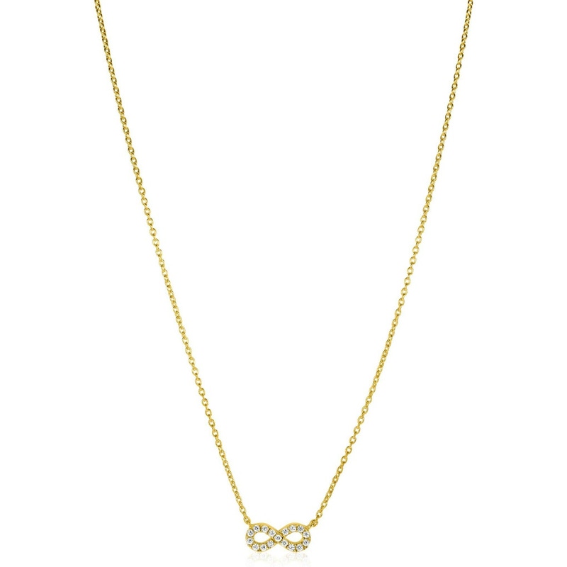 ZINZI ZIC2597Y Goudkleurige ketting met infinity hanger