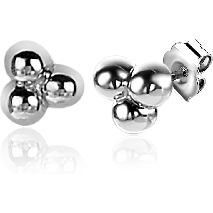 ZINZI ZIO2169 Zilveren oorknopjes bolletjes 3,9 mm