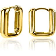 ZIO2222G Goudkleurige oorringen 18 mm