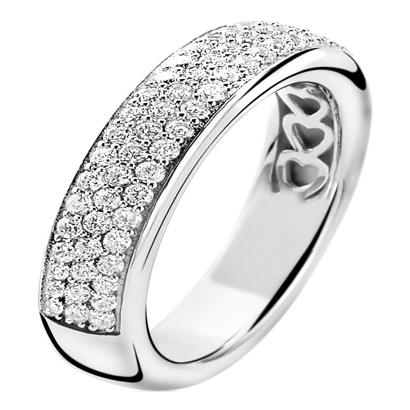 Zinzi ZIR1183 Zilveren ring met zirkonia