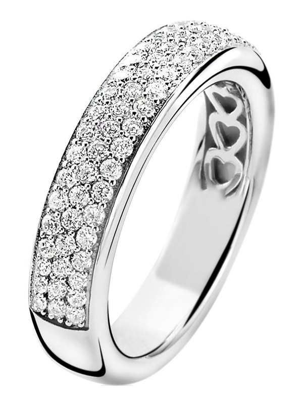 Zinzi ZIR1183 Zilveren ring met zirkonia