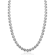 ZIC2764 Zilveren schakelketting rolex 8 mm