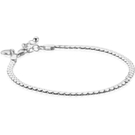 ZINZI zilveren schakel armband 3mm breed 18-21cm ZIA2647